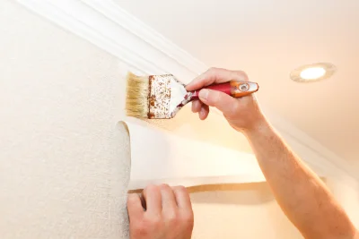 Pose de papier peint à Maillane — revêtements muraux et toiles de verre